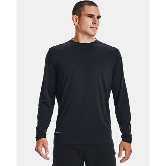 NWT Under Armour UA Tactical Tech Men's Long Sleeve T-Shirt in Dark Navy Blue M - Picture 1 of 6